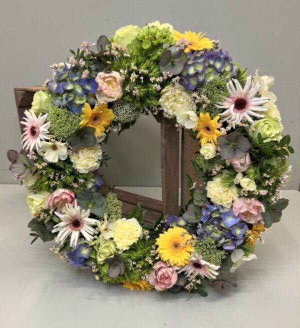 Naturkrans Pastel – blid sidste hilsen