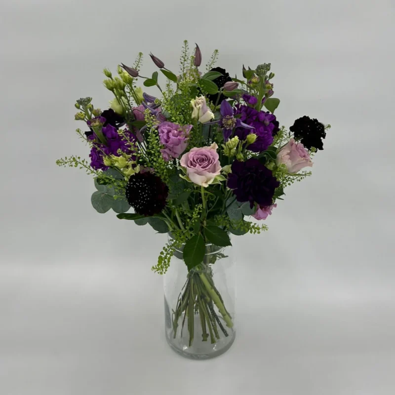 Blå/Lilla - Lav buket